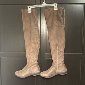 Worn once! Brown Over-the-Knee Boots
